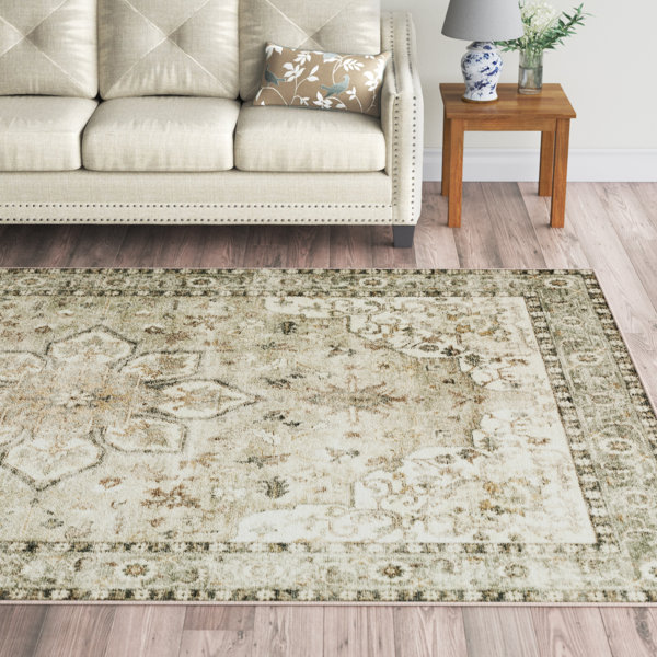 Kelly Clarkson Home Noe Oriental Cream/Sage Area Rug & Reviews Wayfair